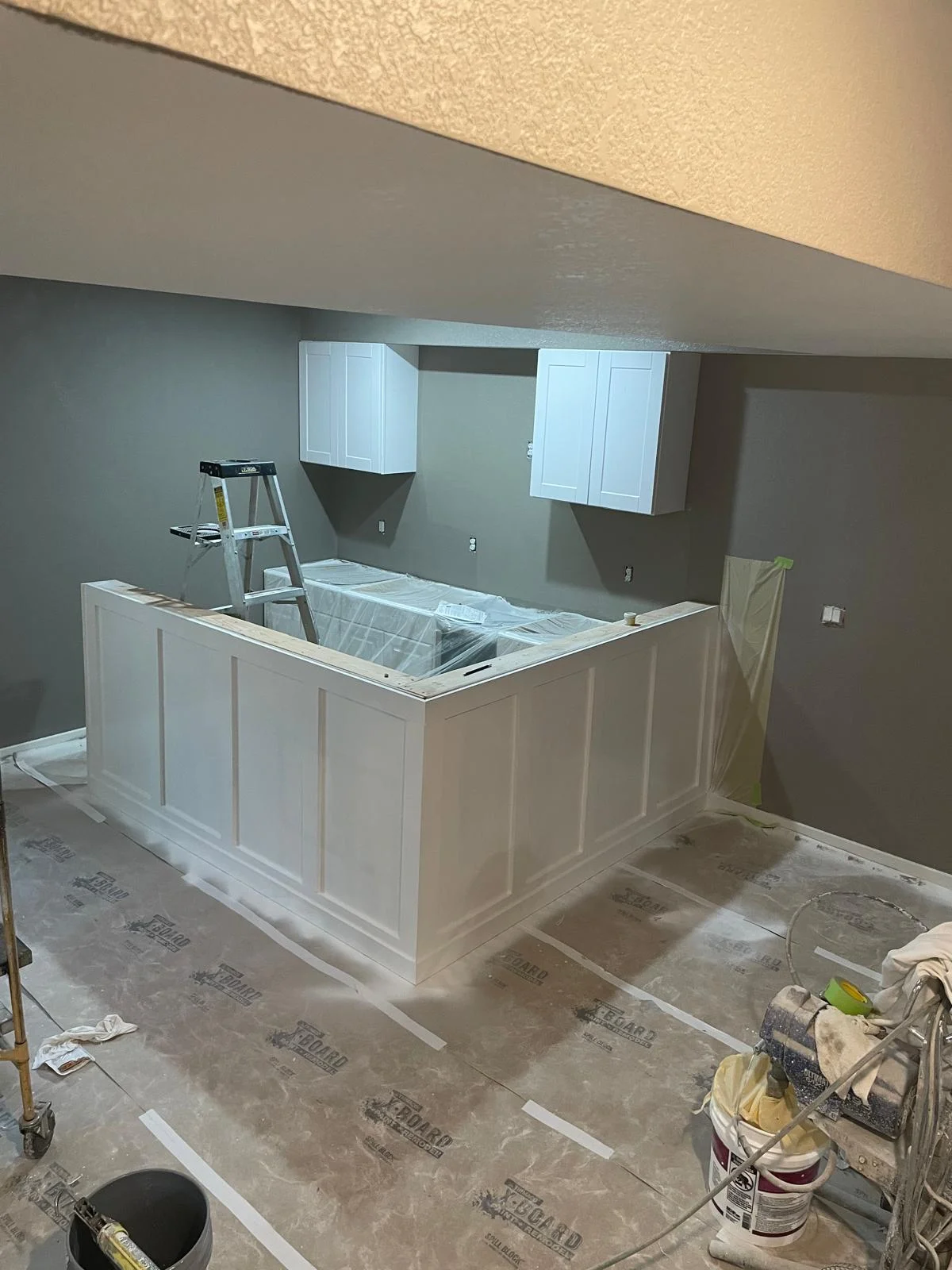 Commercial painting project